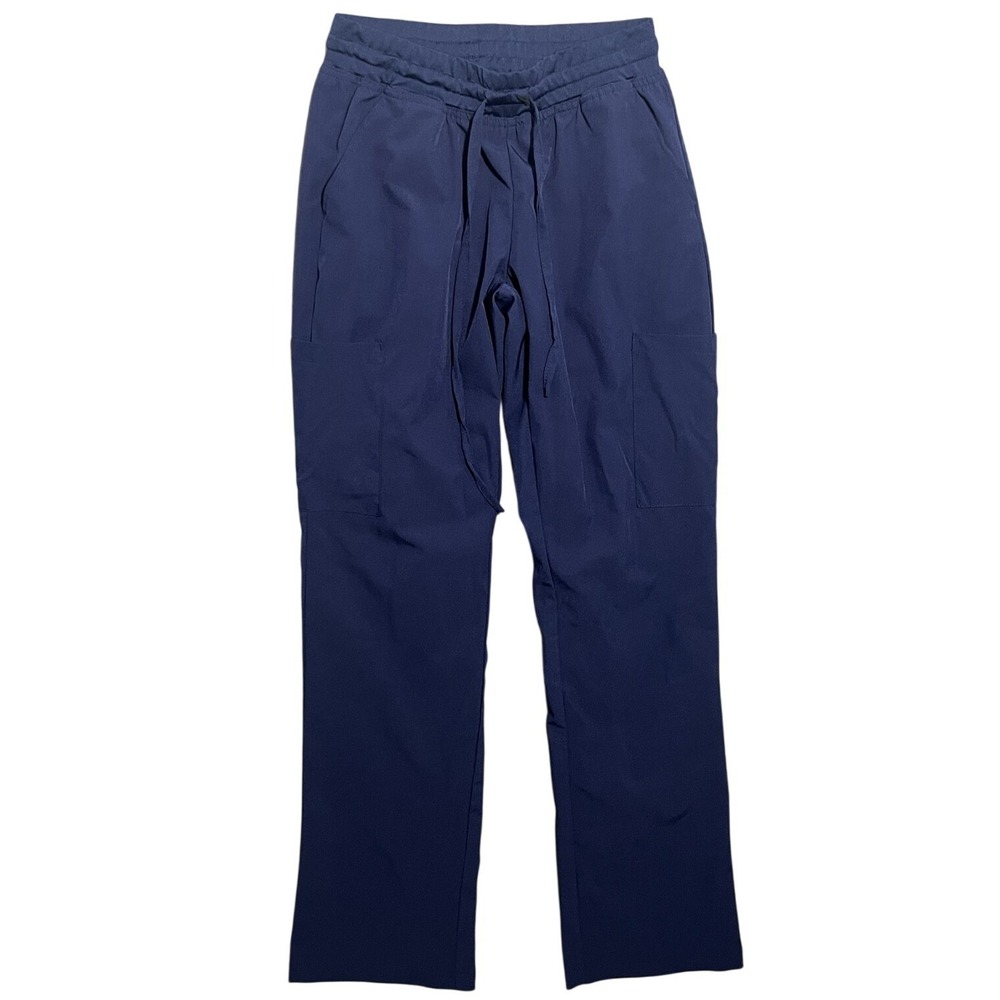 GT Performance XS Navy Blue Unisex Scrubs Drawstring Cargo‎ Pants Bottoms
